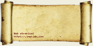 Novak Rajak vizit kartica